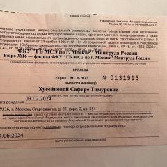 Справка об Инвалидности
